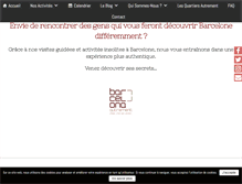 Tablet Screenshot of barcelona-autrement.com